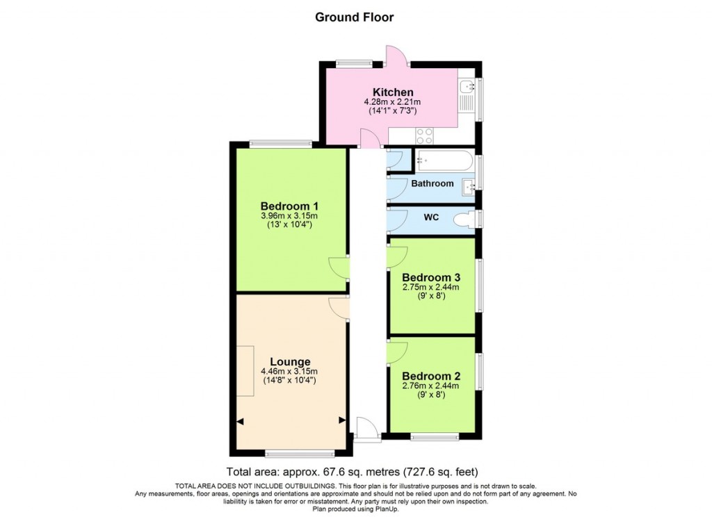 Floorplans For Hammy Way, Shoreham-by-Sea
