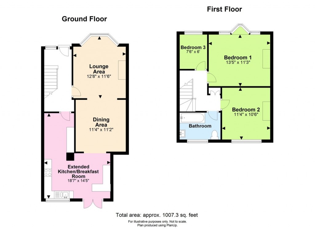 Floorplans For Manor Hall Road, Southwick