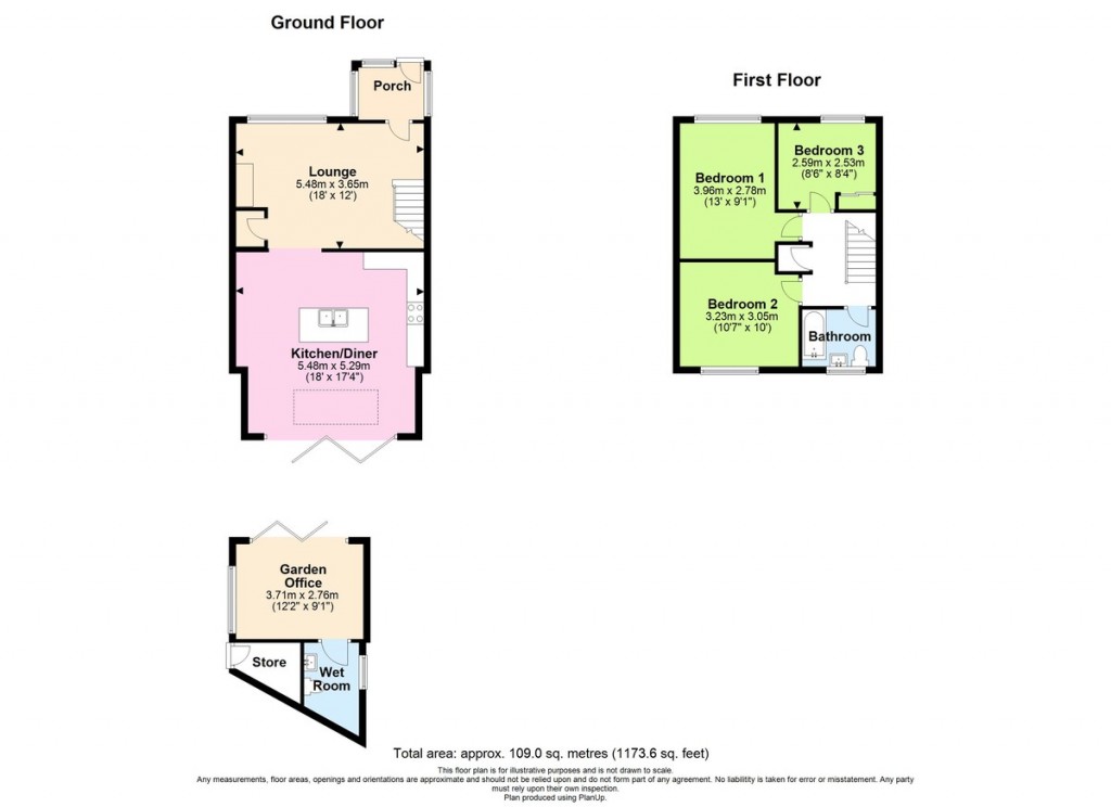 Floorplans For Northbourne Close, Shoreham-by-Sea