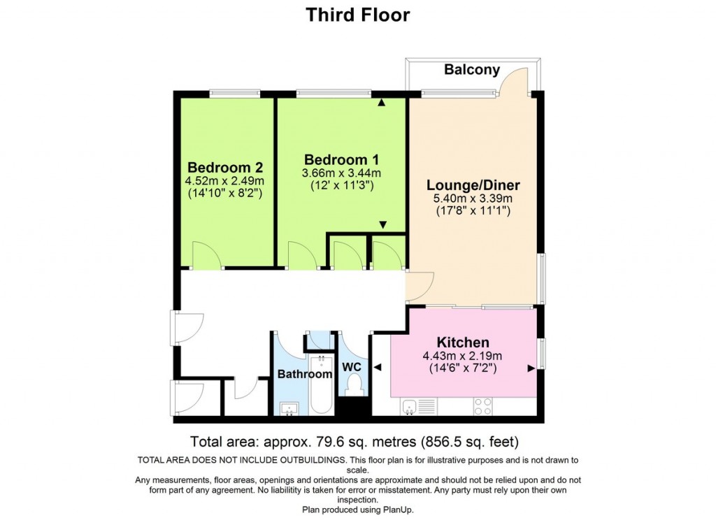 Floorplans For Whiterock Place, Southwick