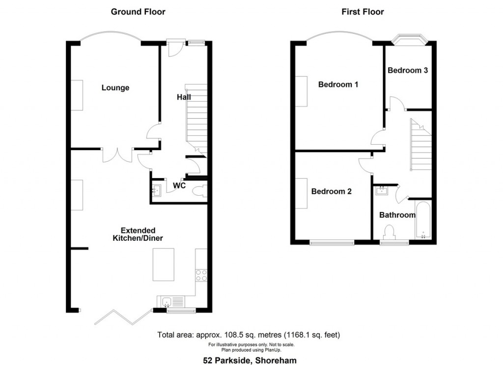 Floorplans For Parkside, Shoreham-by-Sea