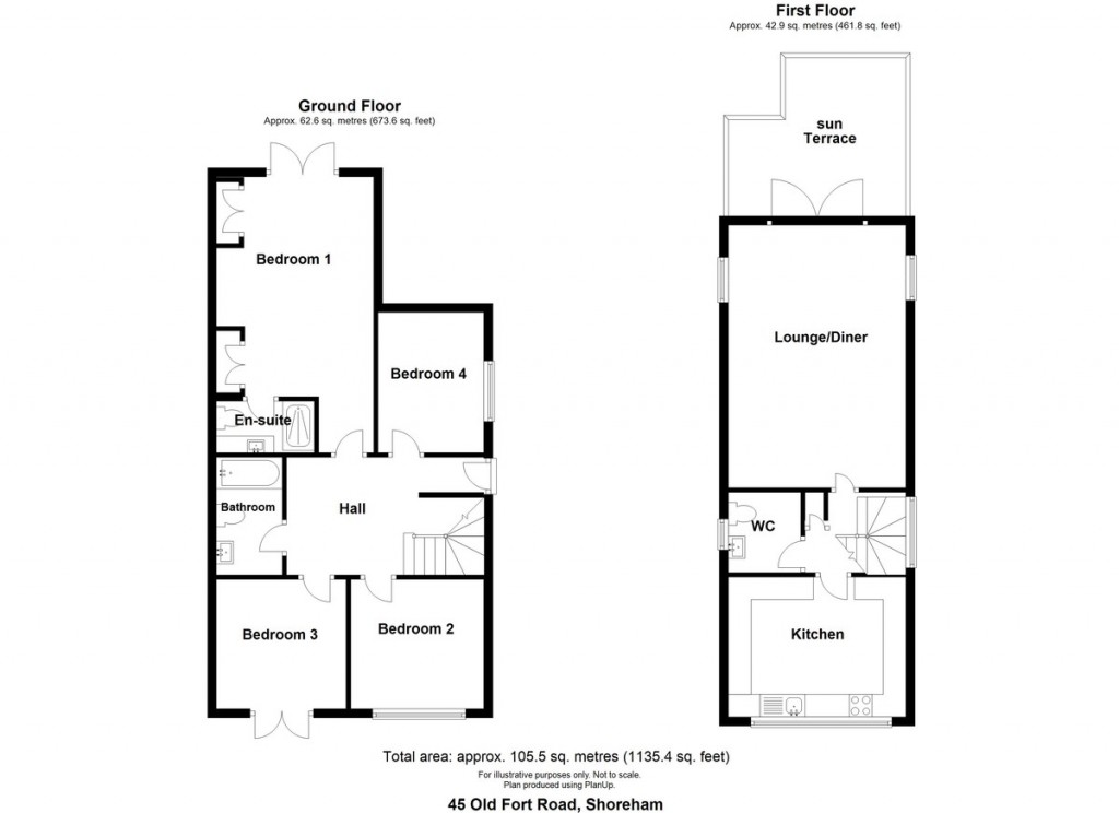 Floorplans For Old Fort Road, Shoreham-by-Sea