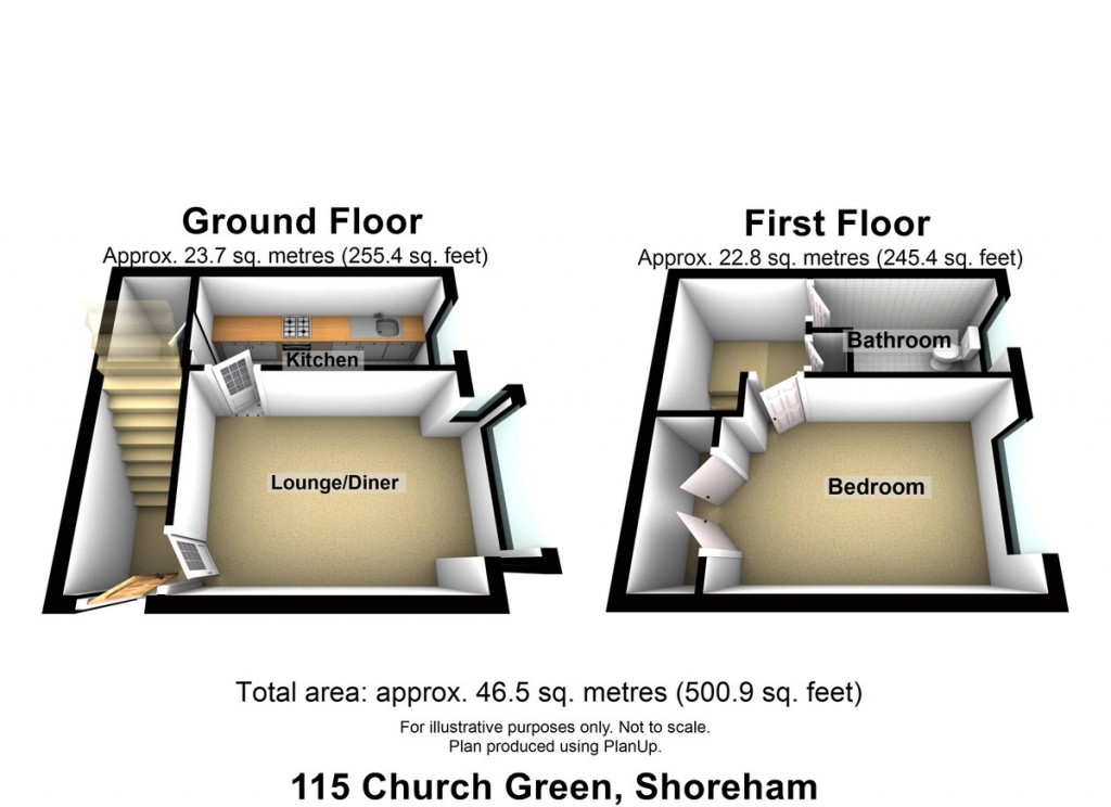 Floorplans For Church Green, Shoreham-by-Sea