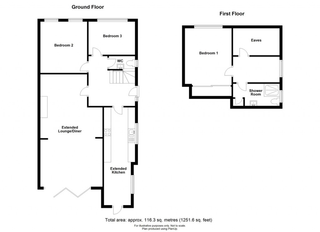 Floorplans For Downside, Shoreham-by-Sea