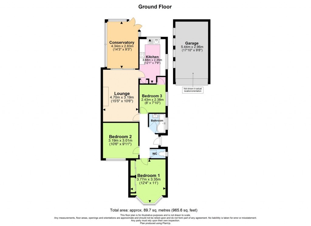 Floorplans For Hawthorn Way, Portslade
