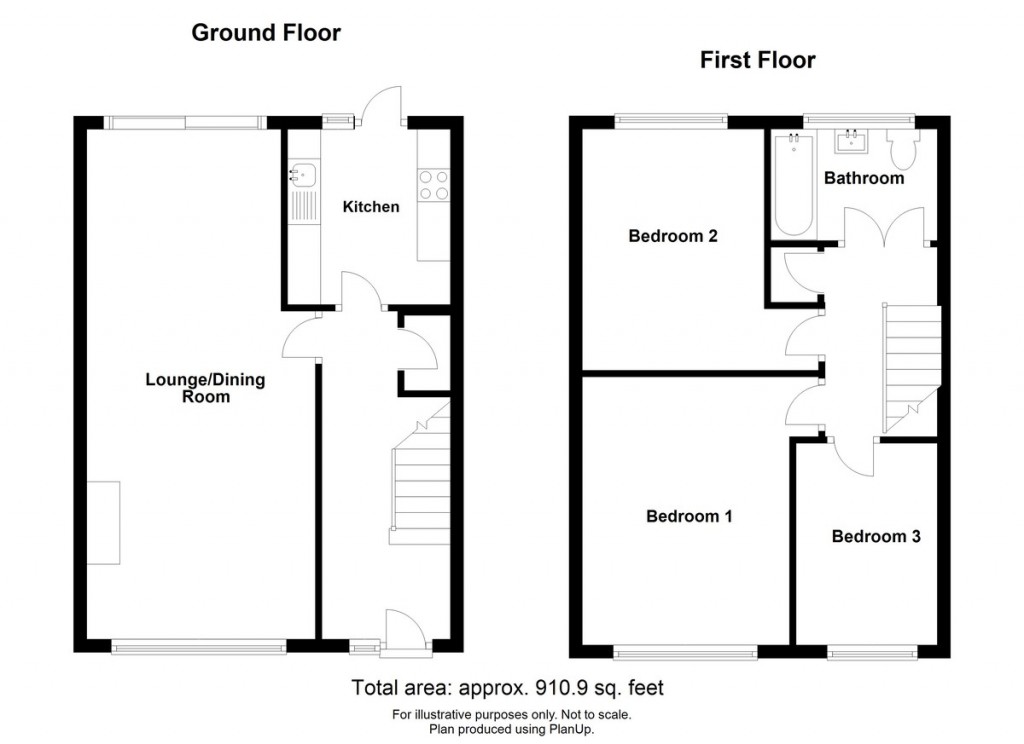 Floorplans For Rogate Close, Sompting
