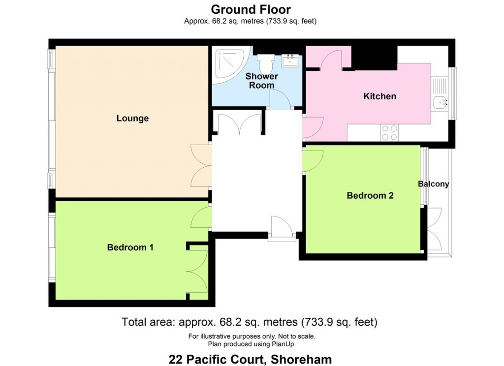 Floorplans For Pacific Court, Riverside