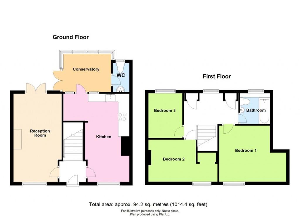 Floorplans For Corbyn Crescent, Shoreham-by-Sea