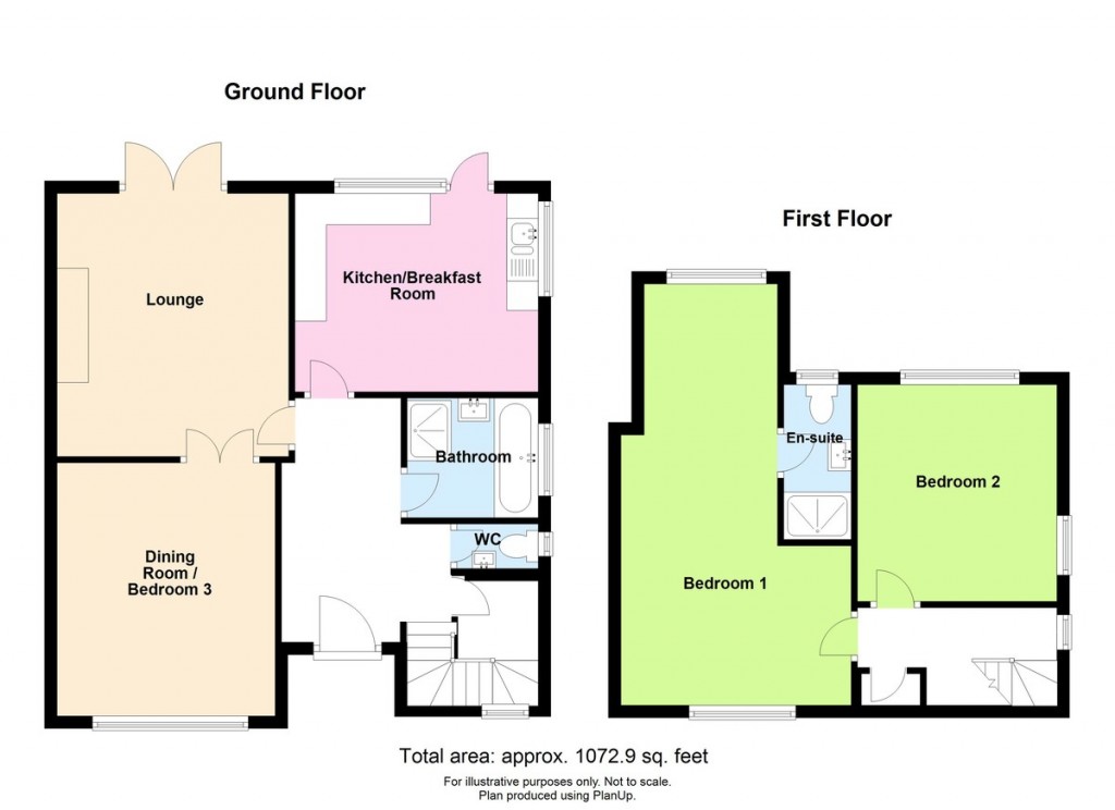 Floorplans For Downside, Shoreham-by-Sea