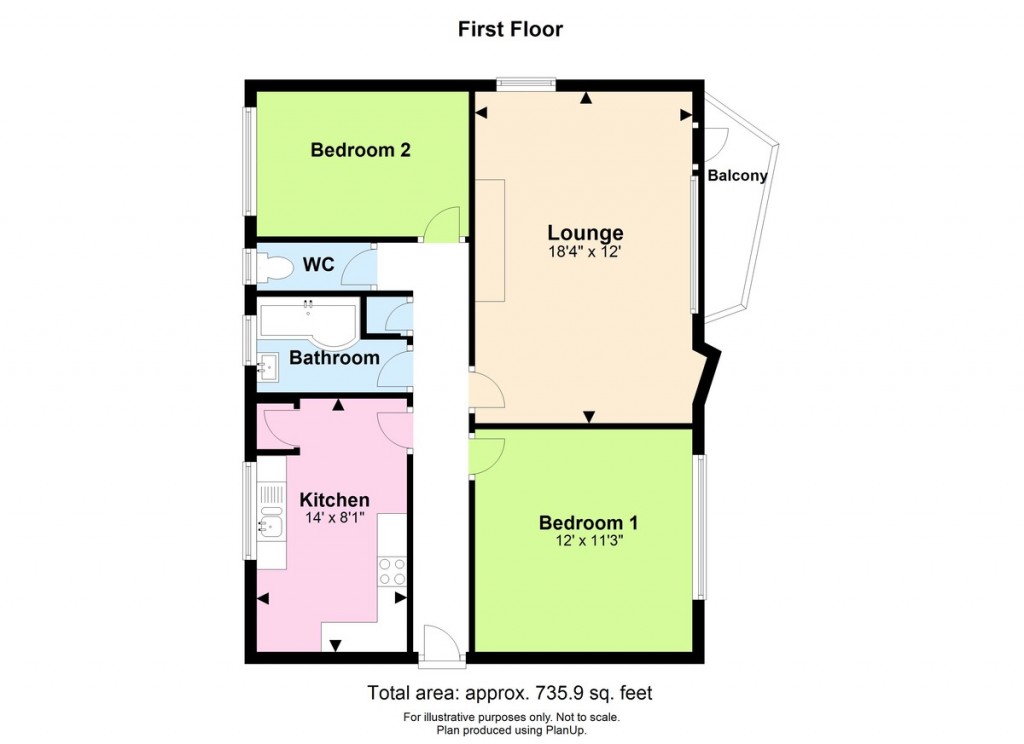 Floorplans For Marine Court, Beach Green