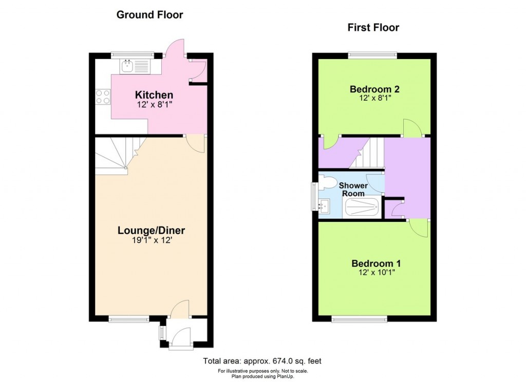 Floorplans For Wessex Walk, Shoreham-by-Sea
