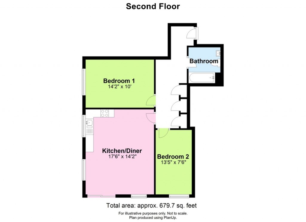 Floorplans For Little High Street, Shoreham-by-Sea