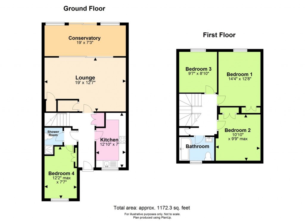 Floorplans For Buckingham Mews, Shoreham-by-Sea