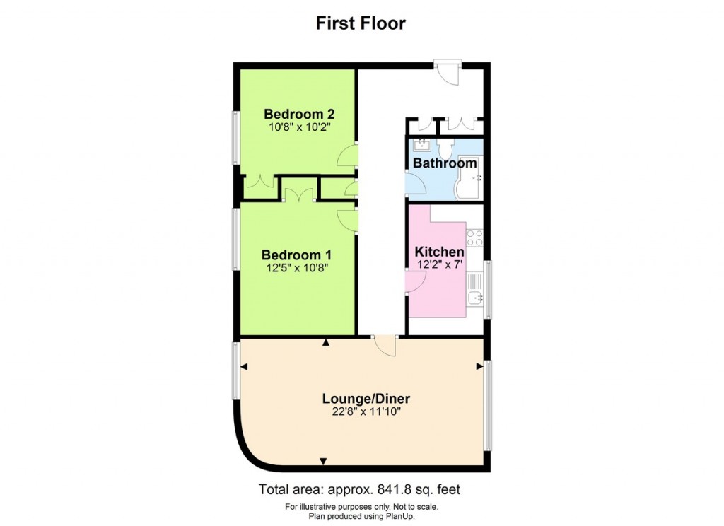 Floorplans For The Croft, Southdown Road, Southwick