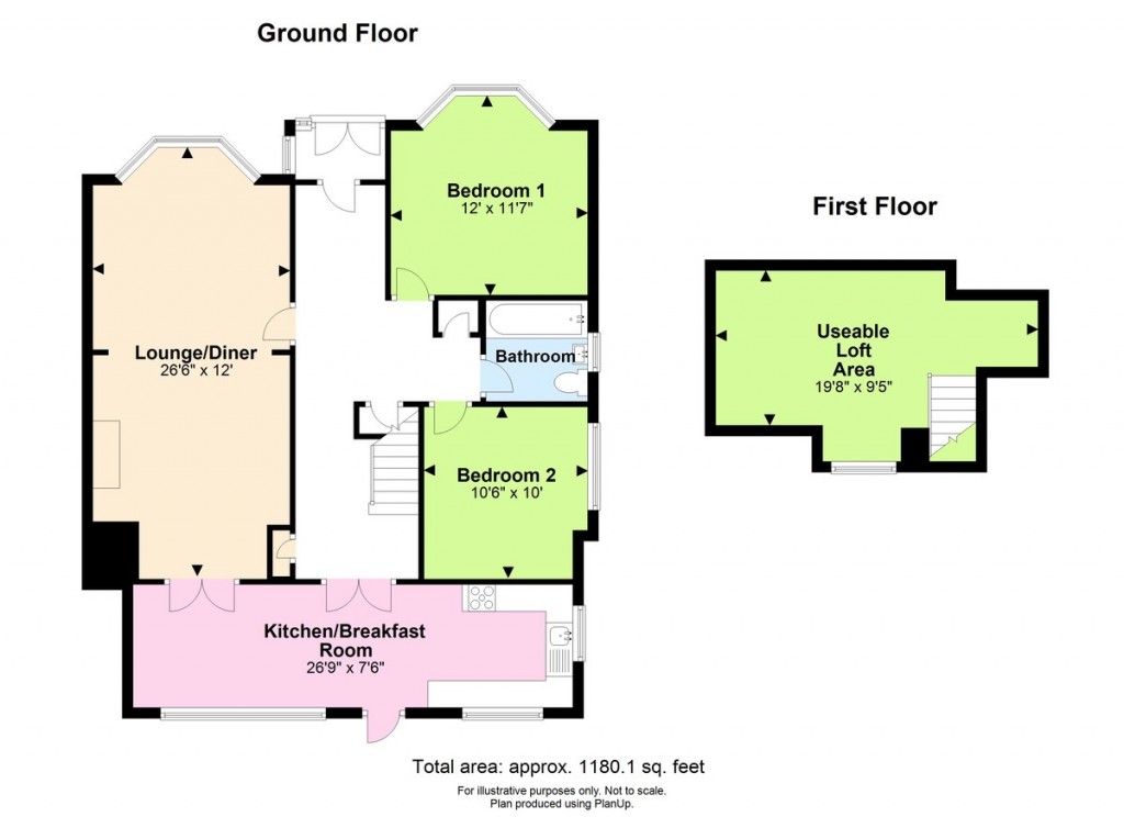 Floorplans For Milton Drive, Southwick