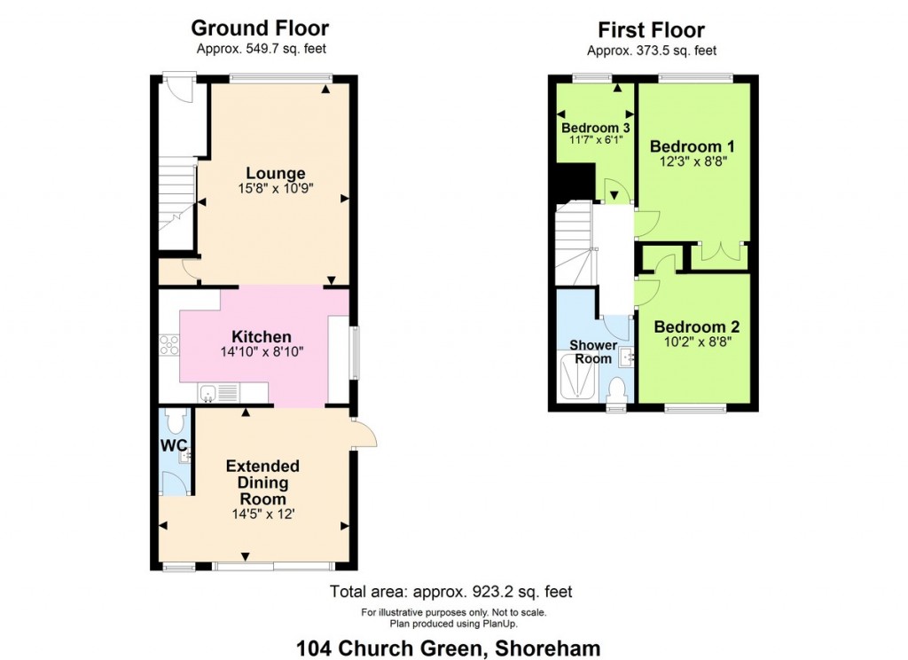 Floorplans For Church Green, Shoreham-by-Sea