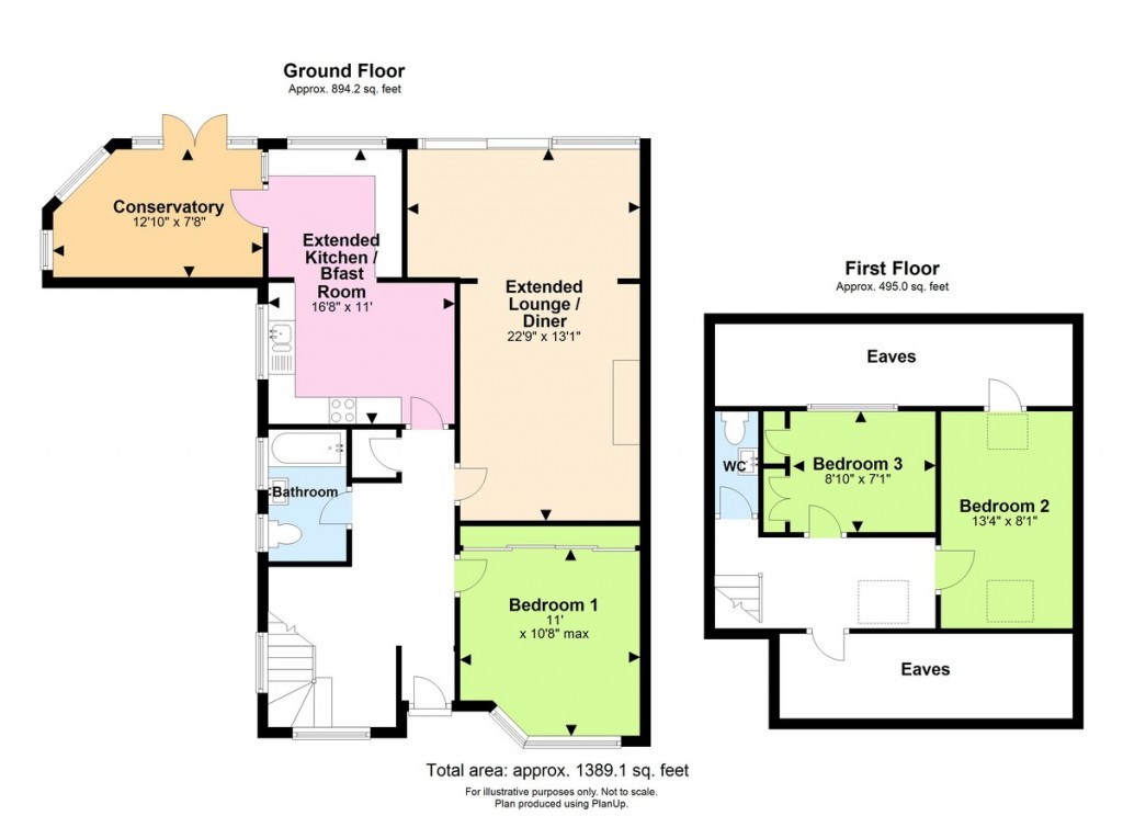 Floorplans For Hammy Way, Shoreham-by-Sea