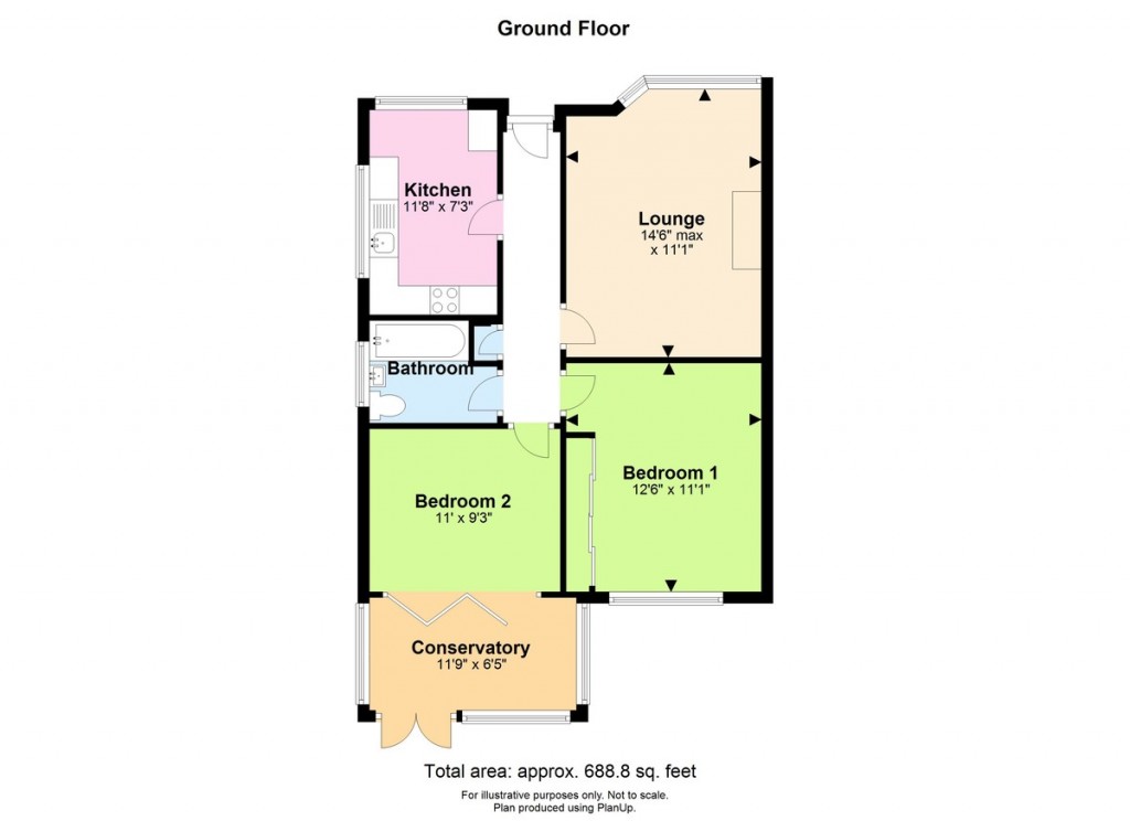 Floorplans For Crown Road, Shoreham-by-Sea