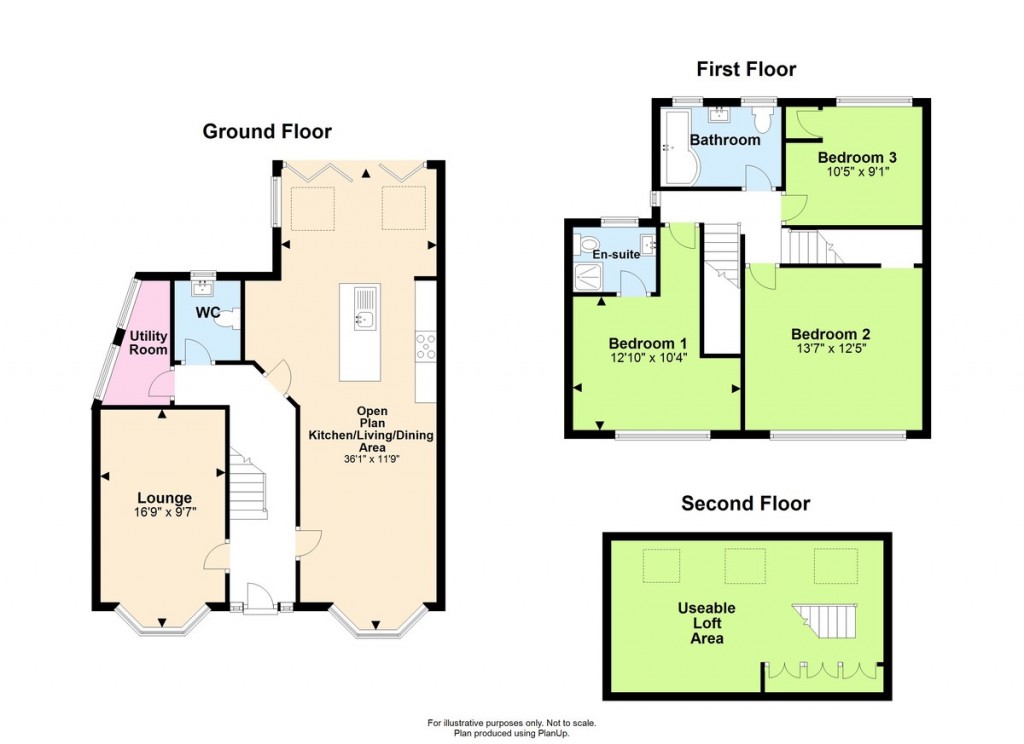 Floorplans For Cross Road, Southwick