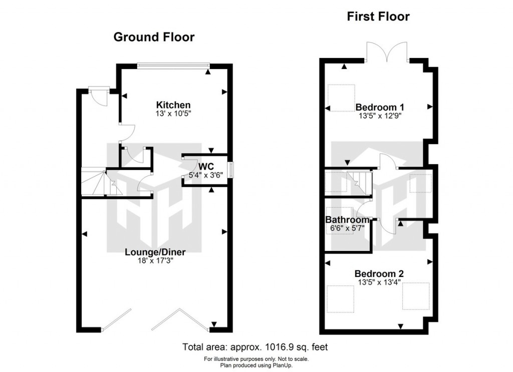 Floorplans For Southwick Street, Southwick