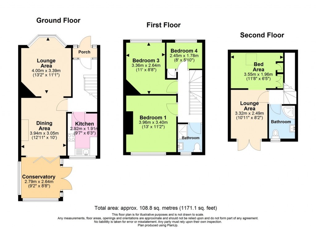 Floorplans For Mile Oak Road, Southwick