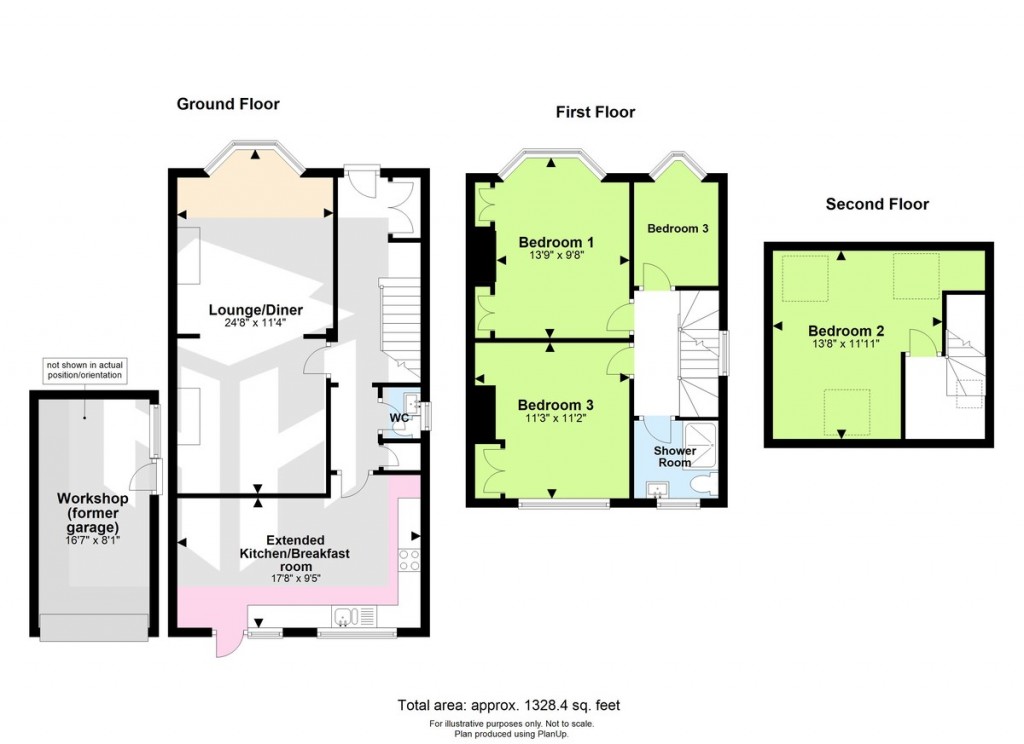 Floorplans For Manor Hall Road, Southwick