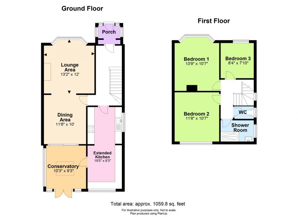 Floorplans For Downland Avenue, Southwick