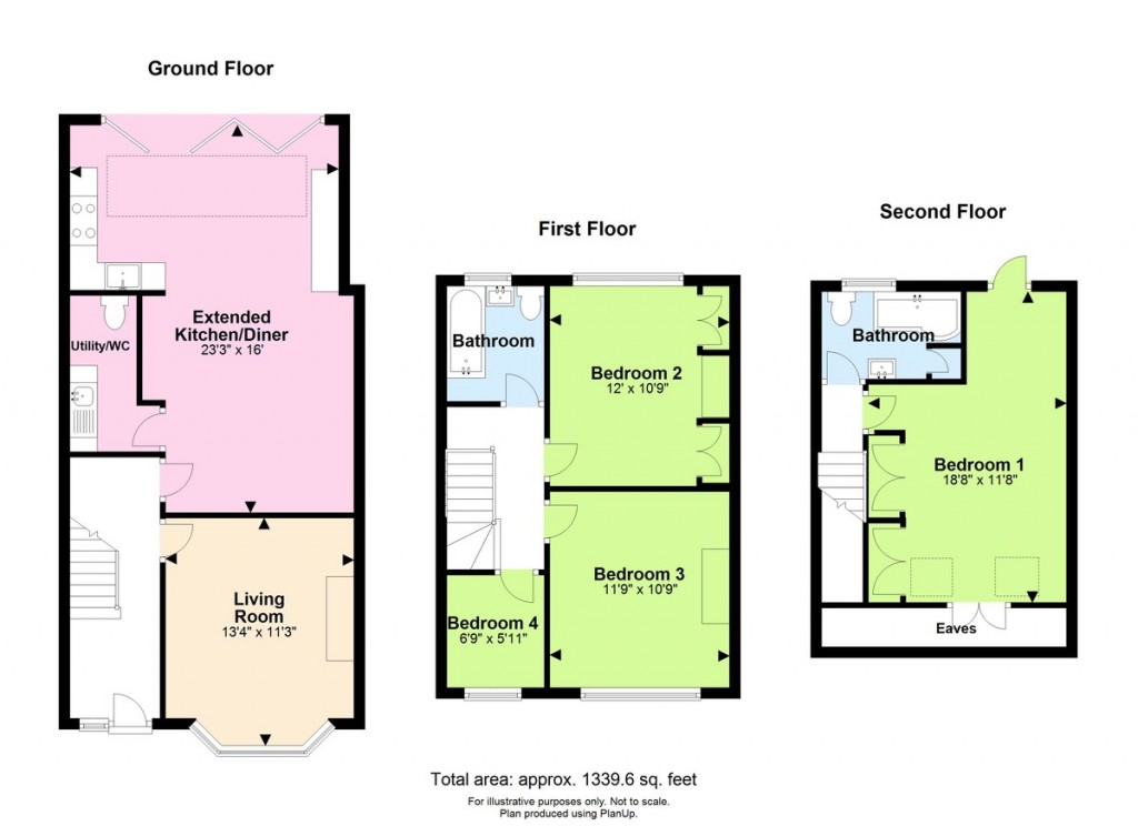 Floorplans For Greenways Crescent, Shoreham-by-Sea