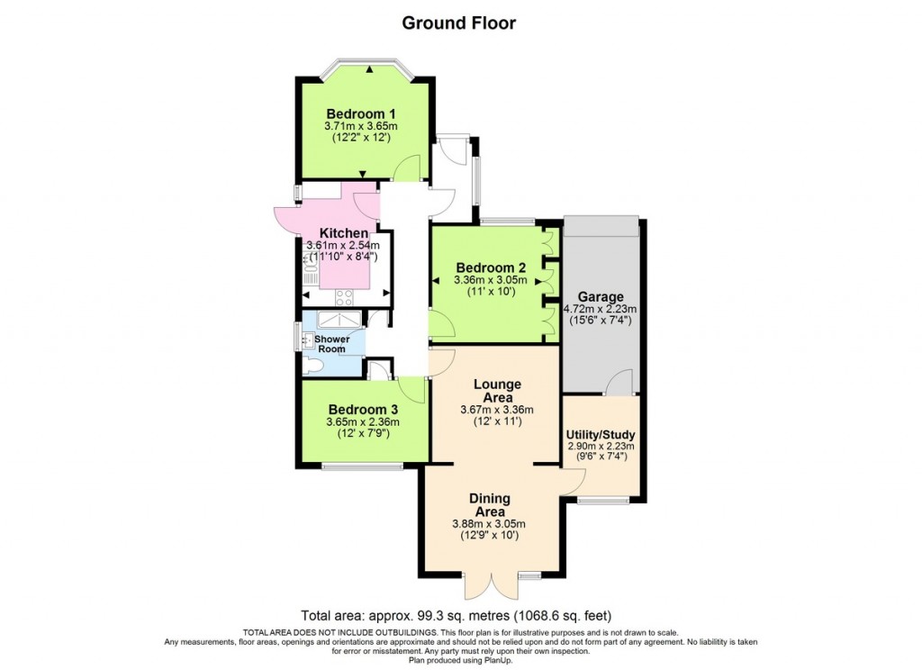 Floorplans For Manor Hall Road, Southwick