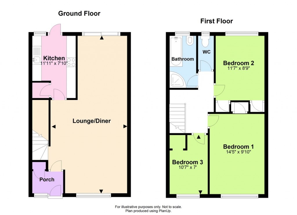 Floorplans For St. Giles Close, Shoreham-by-Sea