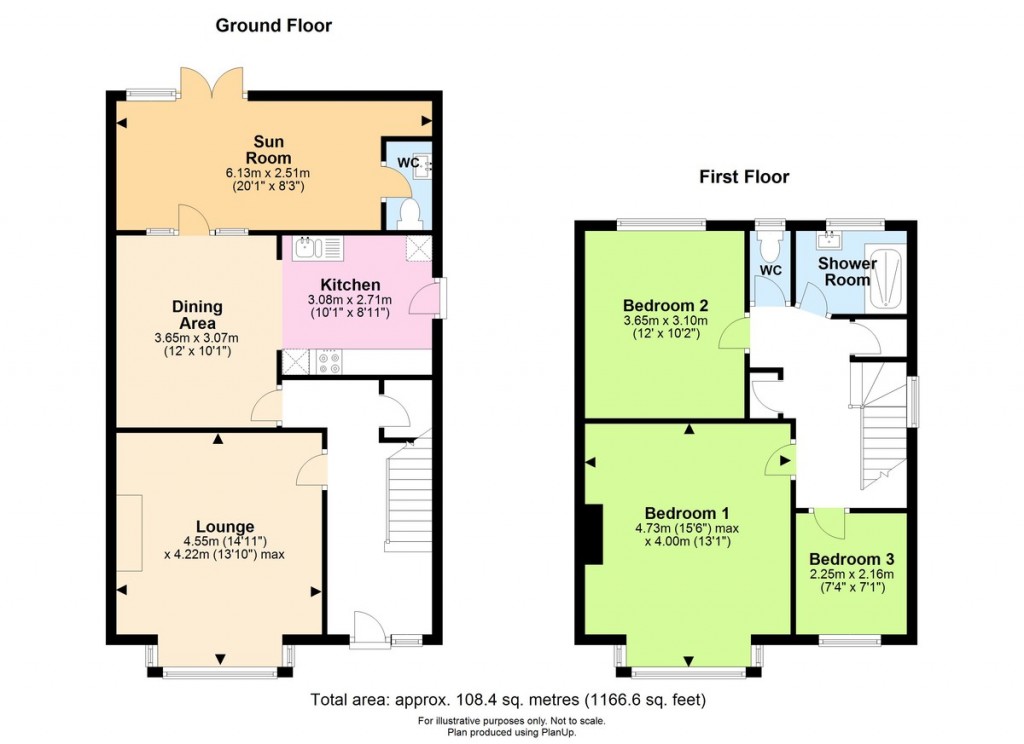Floorplans For Park Avenue, Shoreham-by-Sea