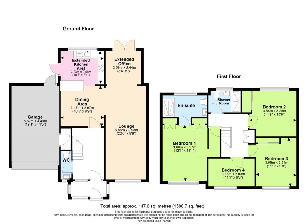 Floorplans For Old Barn Way, Southwick
