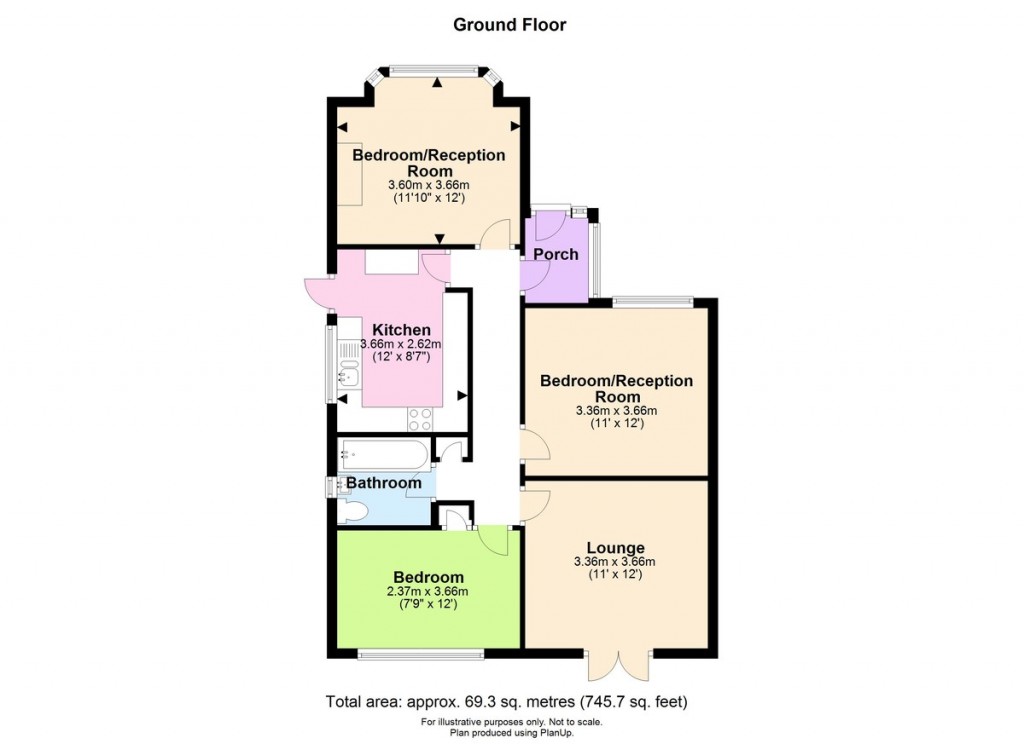 Floorplans For Manor Hall Road, Southwick