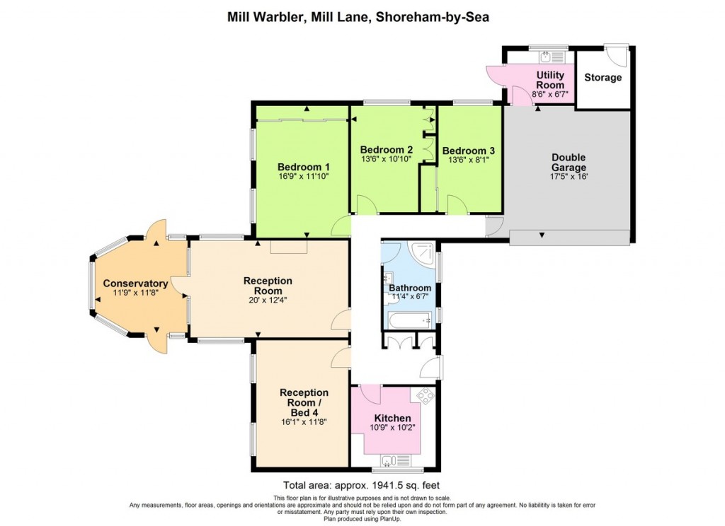 Floorplans For Mill Lane, Shoreham-by-Sea