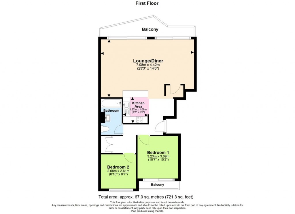 Floorplans For Atlantic Court, Shoreham Beach