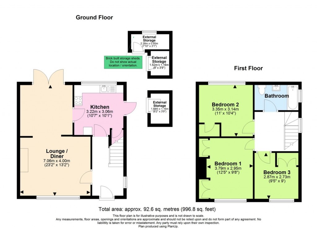 Floorplans For Midhurst Walk, Hove