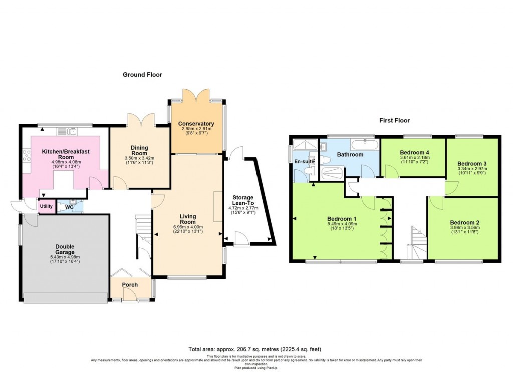 Floorplans For Lesser Foxholes, Shoreham-by-Sea