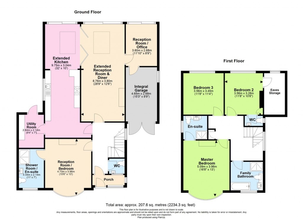 Floorplans For Buckingham Road, Shoreham-by-Sea