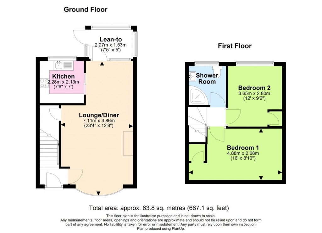 Floorplans For The Kestrels, Shoreham-by-Sea