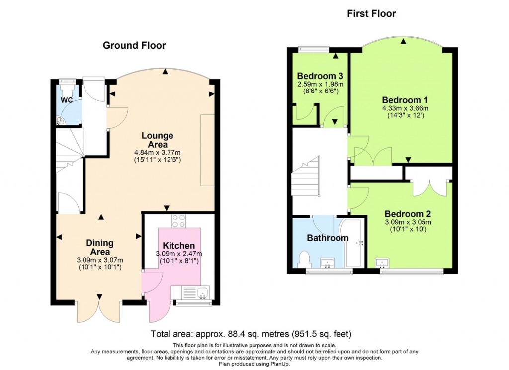 Floorplans For Querneby Close, Shoreham-by-Sea