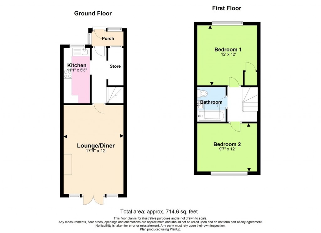 Floorplans For Kent Close, Shoreham-by-Sea