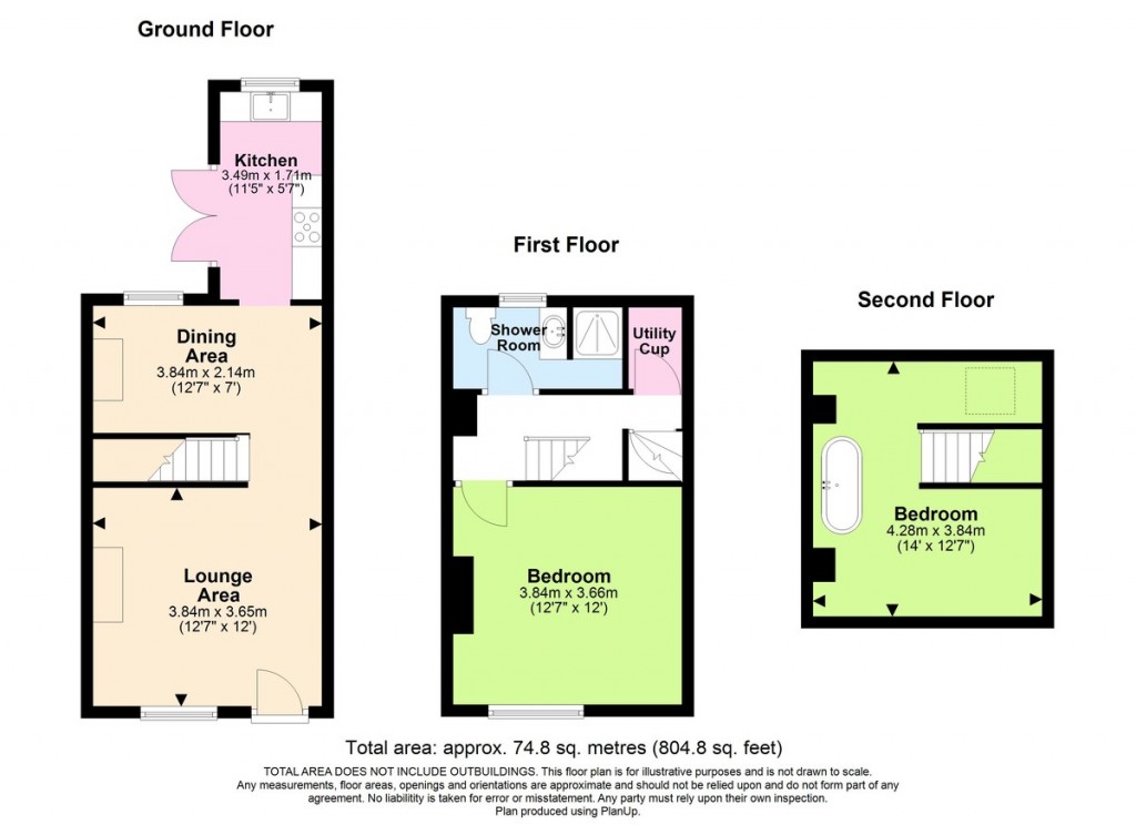 Floorplans For West Street, Shoreham-by-Sea