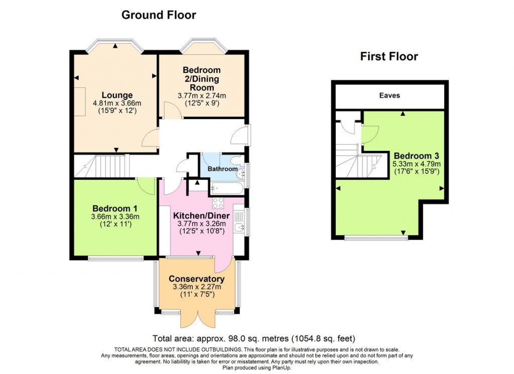 Floorplans For Downside, Shoreham-by-Sea