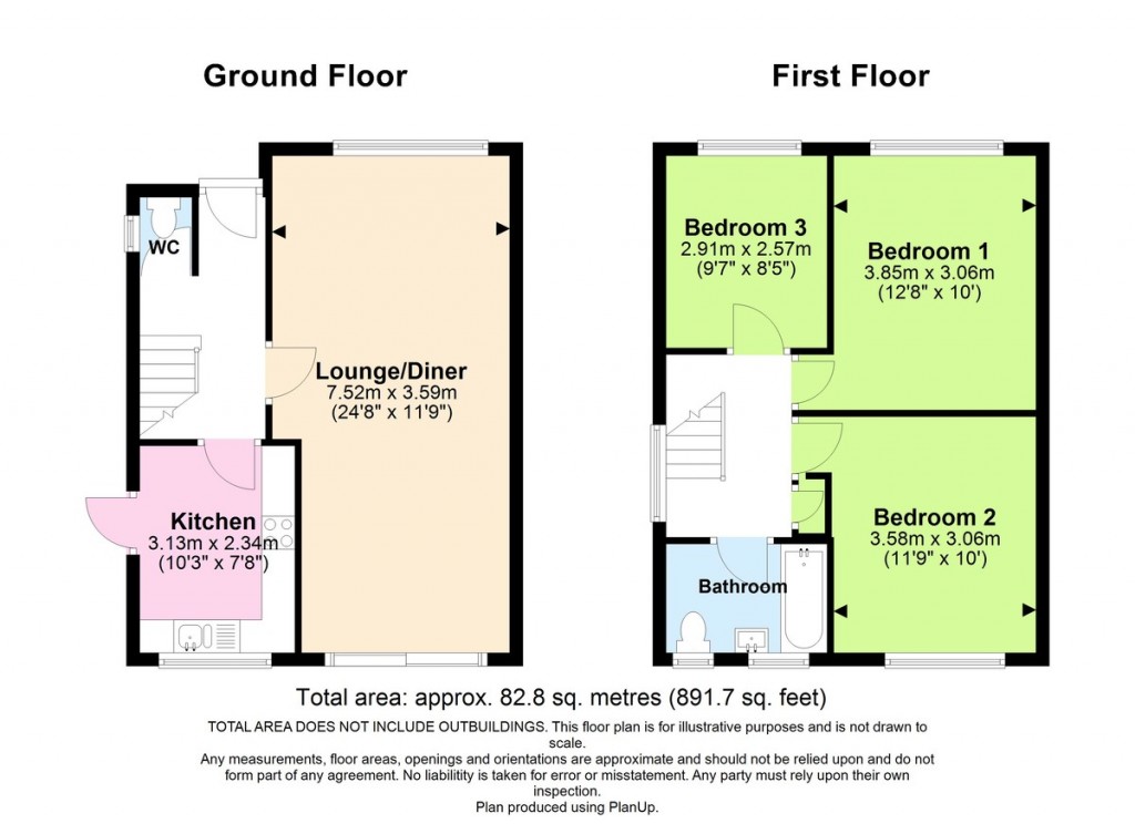 Floorplans For Rosemary Drive, Shoreham-by-Sea