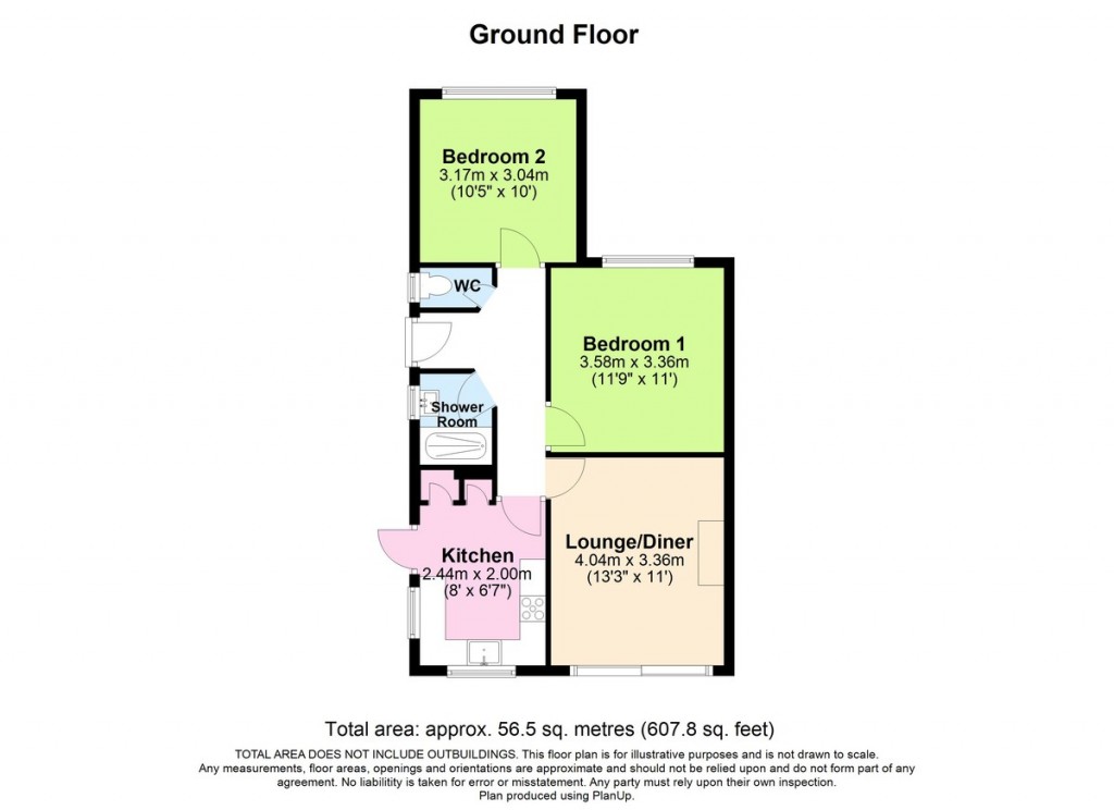 Floorplans For Southdown Road, Portslade, Brighton
