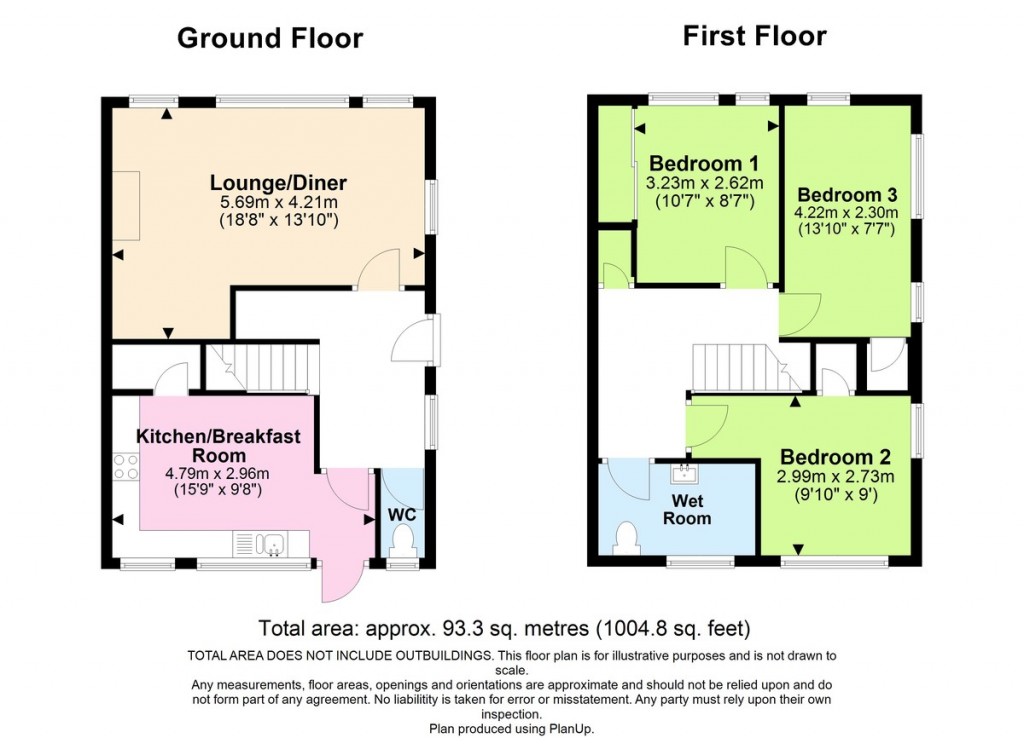 Floorplans For Wilmot Road, Shoreham-by-Sea