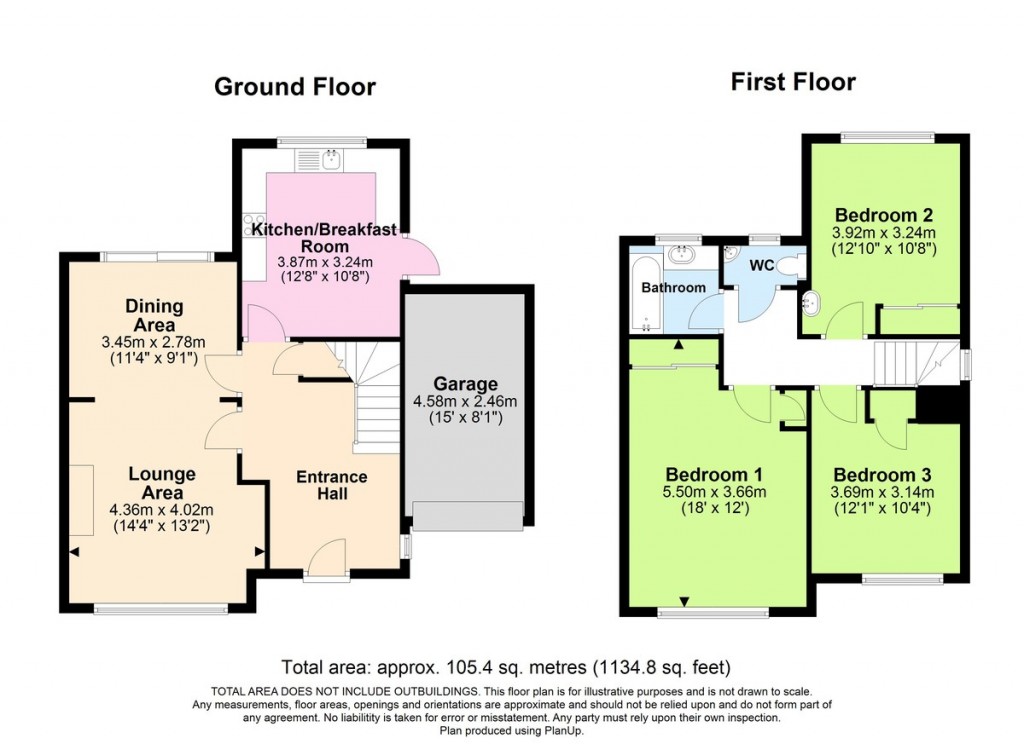 Floorplans For Kingston Lane, Shoreham-by-Sea
